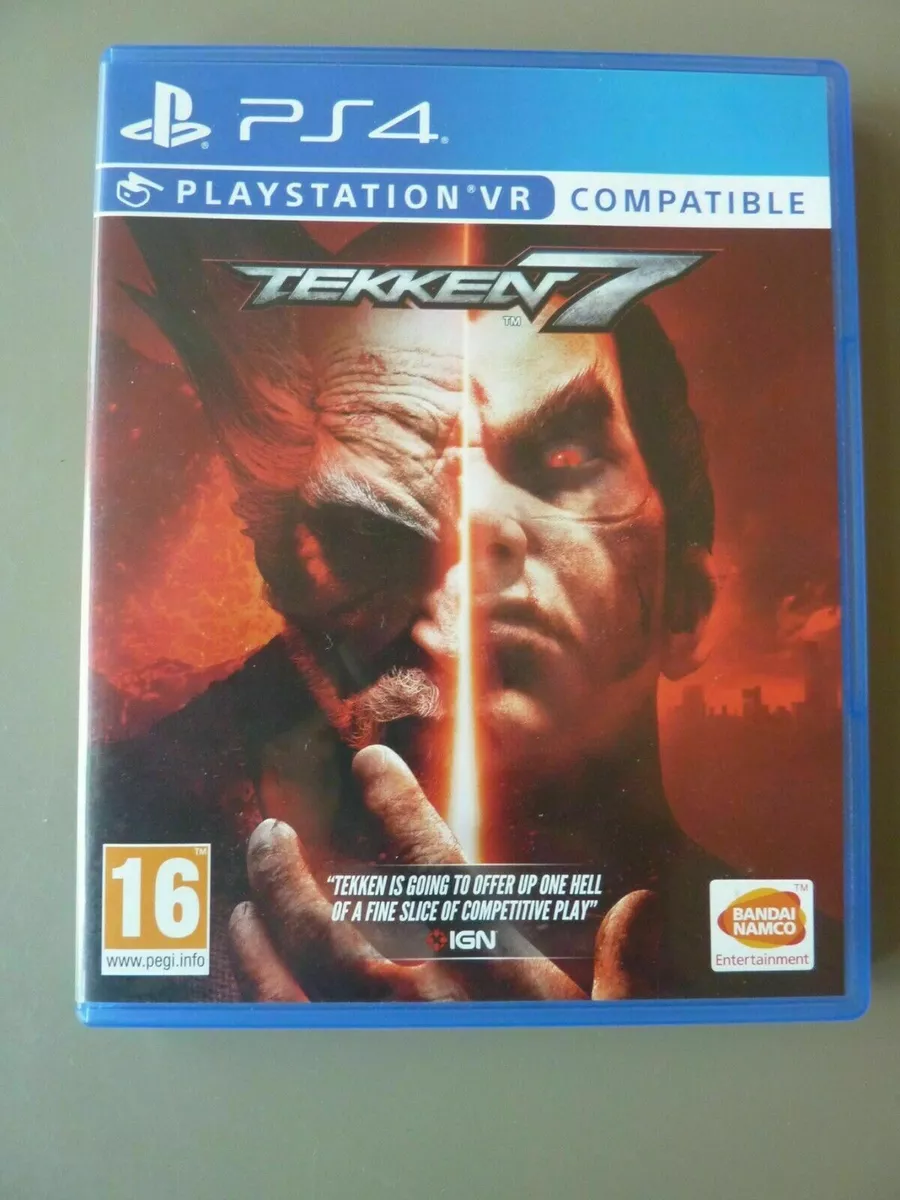 Mint Disc Playstation 4 Ps4 Tekken 7 VII PLAYSTATION VR PSVR Compatible