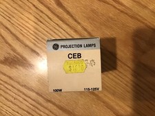 GE CEB Projection Lamp 115-125V 100W