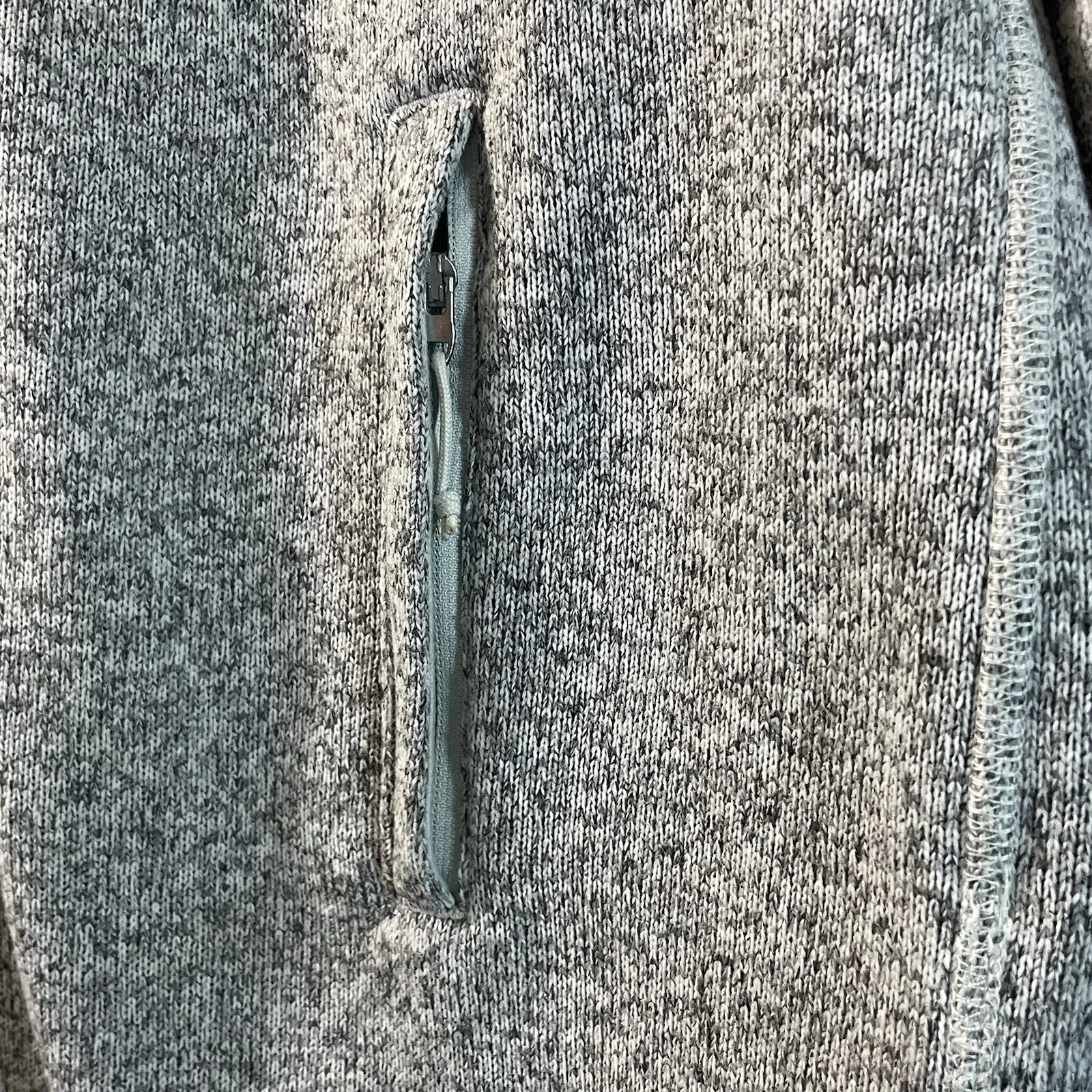 north-face fleece full-zip heather jacket