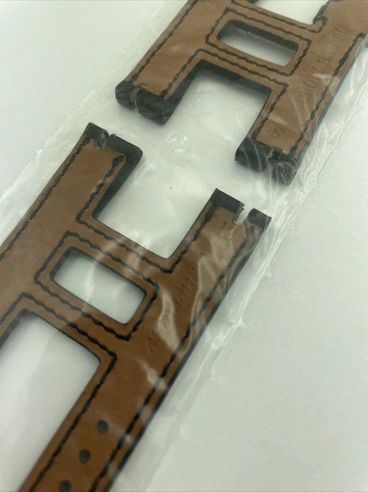 Auténtica correa de cuero Roger Dubuis negra tamaño M 12 mm Foto 3 de 4