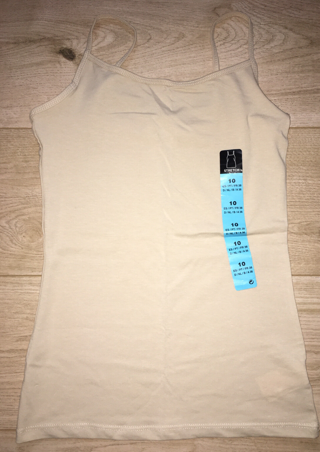 Atmosphere (Primark) Ladies Stretch Cami Vest Top Stone Size 10