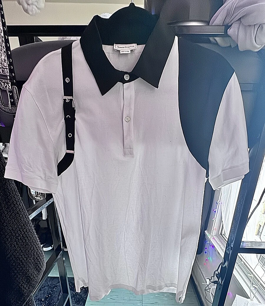 Alexander McQueen — Alexander McQueen Harness Polo Shirt