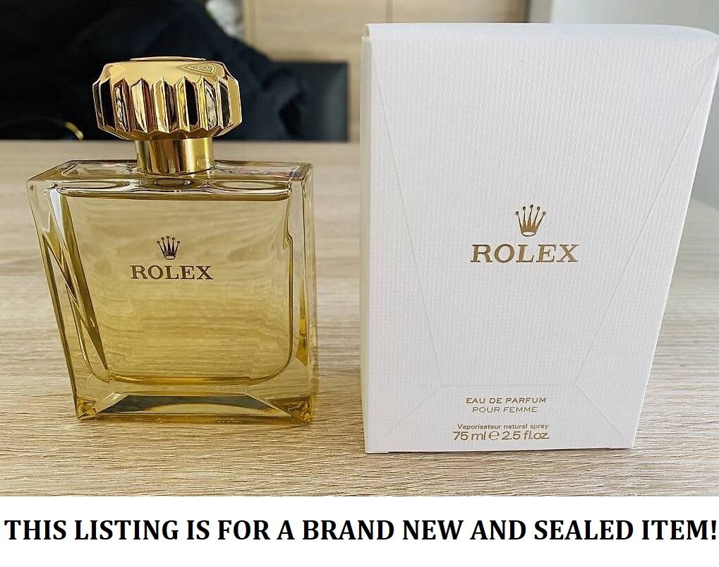 ROLEX yellow bottle EAU DE PARFUM BRAND NW 100% authentic
