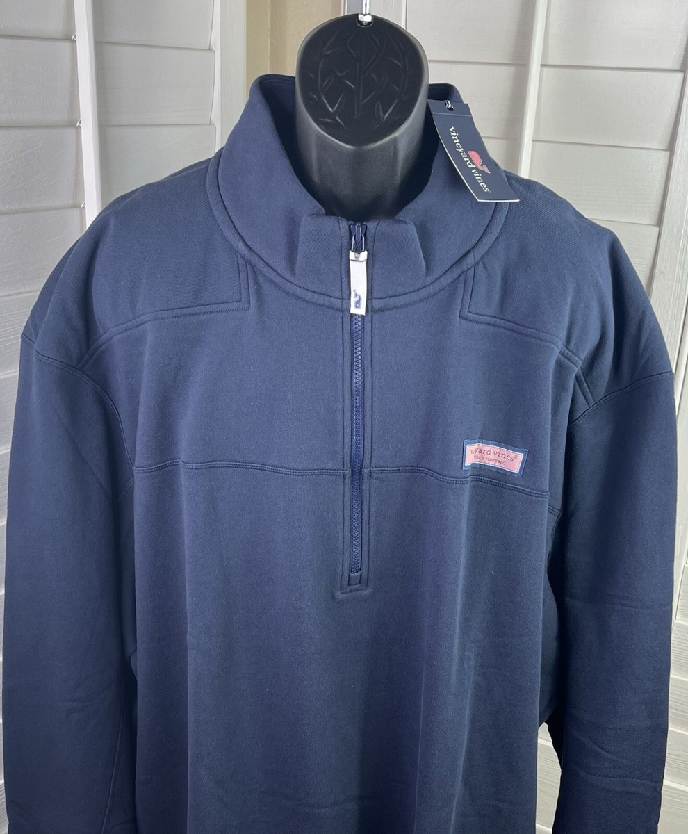 Vineyard Vines 1/4 Zip Classic Shep Shirt Navy Pullover Sweatshirt