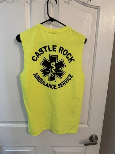 EMT  Paramedic Ambulance Tank Top Castle Rock Ambulance Service