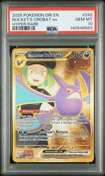 Team Rocket's Crobat ex 242/182 SV10: Destined Rivals Hyper Rare Holo