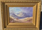 Listed J A DANIEL Ireland ANTIQUE original oil painting Coolins Isle Skye Torren — photo 8
