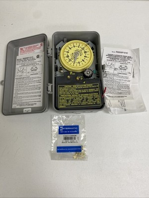 Intermatic R8806P101C Sprinkler & Irrigation Timer, 240V 3Hp DPST