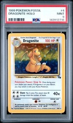 Dragonite 4/62 Fossil Holo Rare