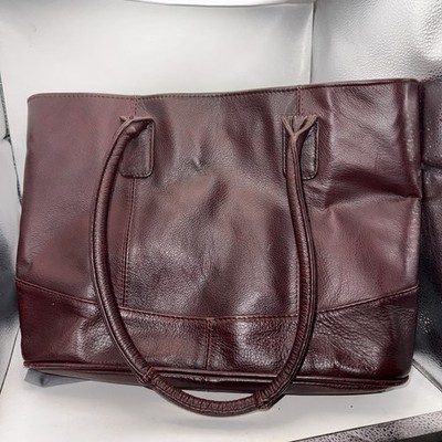 Ameri Leather Women Brown Handbag Casual Shoulder Tote Satchel Bag