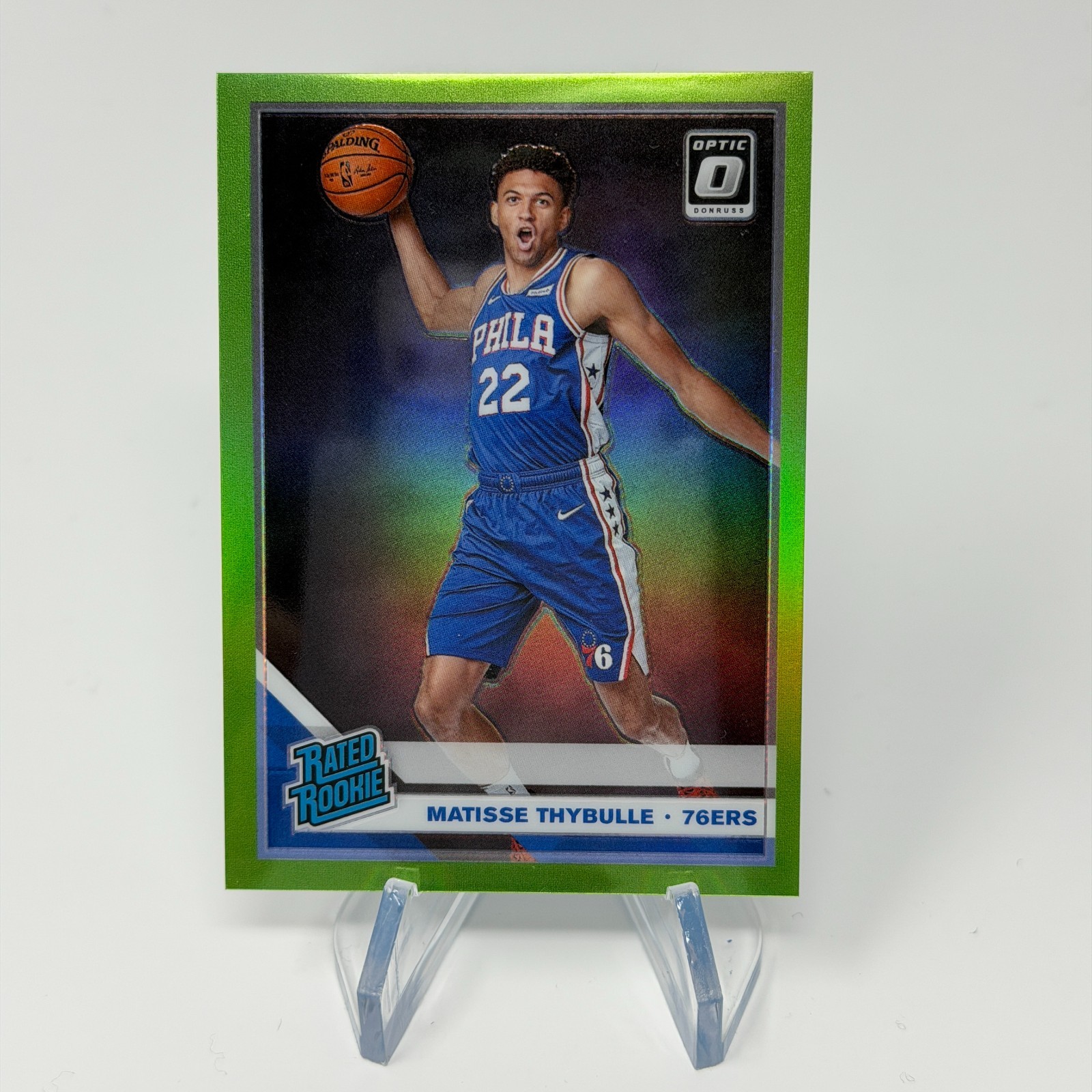 2019-20 Panini Optic Matisse Thybulle Lime Green Rated Rookie /149 SP RC #192