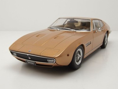 Maserati Ghibli Coupe 1969 gold metallic Modellauto 1:18 KK Scale