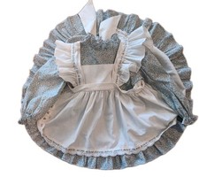 Vintage Bryan Pinafore dress 3T cottagecore prairie Tiny Floral Boho 80s 90s