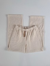 Skims NWT Cotton Fleece Straight Leg Pant Oatmeal Heather Size L, XL,  2XL