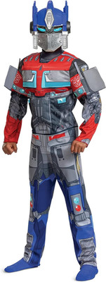 Optimus  Muscle Costume for Kids, Official Transformers Rise of the Beasts Padde