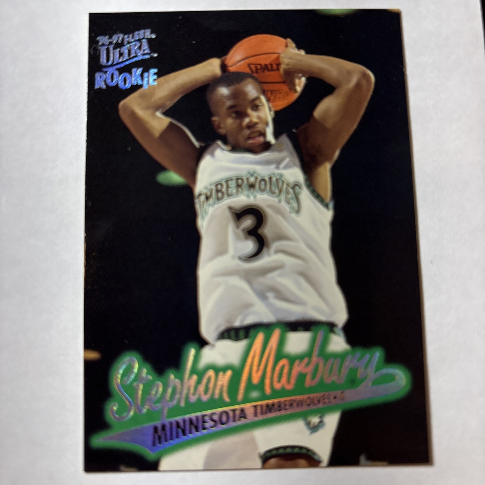 1996-97 Ultra #66 Stephon Marbury Rookie Card RC
