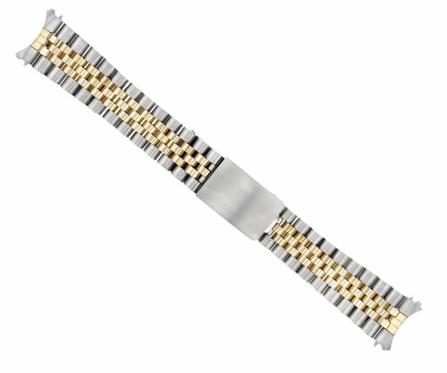 20MM 14K GOLD JUBILEE BAND FOR ROLEX DATEJUST 1601 1603 16233 16234 TWO TONE