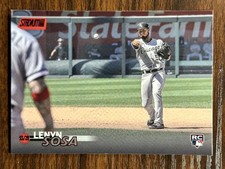 2023 Topps Stadium Club Lenyn Sosa Chicago White Sox Base RC Red Foil #42