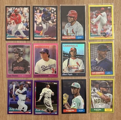 TOPPS Baseball Archives 2024 Parallels Card Lot  