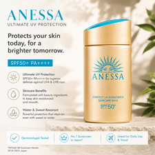 ANESSA Perfect UV Sunscreen Skincare Milk SPF50 PA   60ml Japan NEW
