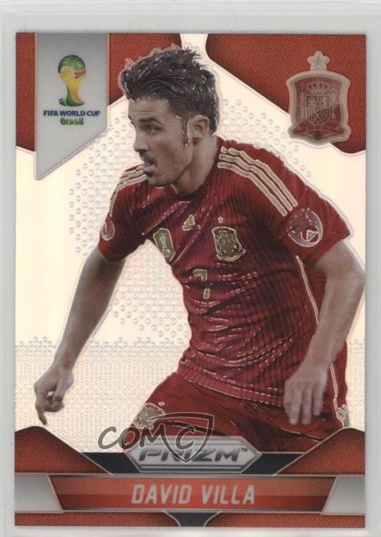 2014 Panini Prizm World Cup Silver Prizm David Villa #178 07vd