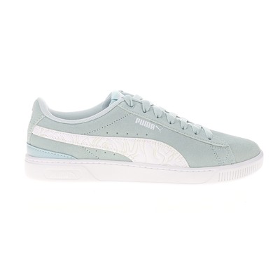 PUMA Vikky V3 Imprints Lace Up  Womens Blue Sneakers Casual Shoes 40085501
