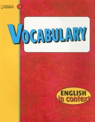 VOCABULARY (ENGLISH IN CONTEXT) By Saddleback Publishing *Excellent Condition*