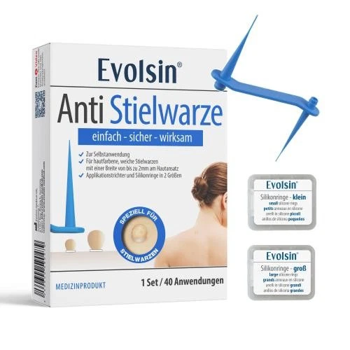 EVOLSIN MEDICAL UG (HAFTUNGSBESCHRÄNKT) EVOLSIN Anti-Stielwarze Stielwarzenentferner 40 ST PZN 19802759