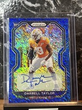 🔥Darrell Taylor 2020 Prizm Blue Shimmer Rc Auto #d To 25 Patriots SSP🔥