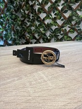 COACH Women's Large Horse and Carriage Belt Signature Buckle F78181 - NWT