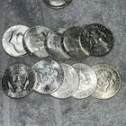 Lot of 10   J. F. K. Half Dollars BU Condition