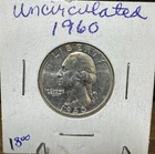 1960 Washington Quarter- Silver- Choice Gem Brilliant Uncirculated Luster