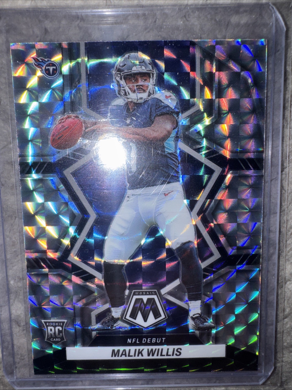 MALIK WILLIS 2022 PANINI MOSAIC #272 ROOKIE RC NFL DEBUT GENESIS PRIZM SP 574