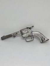 Vintage Kilgore Silver PAL Mini Cowboy Revolver Toy Pistol 6"