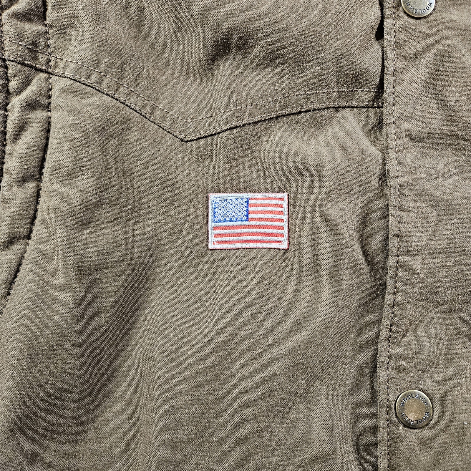 Woolrich Sherpa Line Brown Vest Workwear Outdoors Size Large Used FAST SHIPPING 