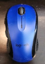 Blue Logitech M510 Wireless Laser Mouse USED 