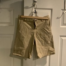 Cat and Jack Size 14 School Uniform Boys Khaki Shorts. D