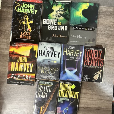 John Harvey Lot of 8 Paperback Books | Charlie Resnick | Crime Mystery Novels