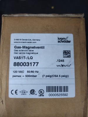krom Schroder VAS1T-/LQSR Gas- Magnetventil  Gas Solenoid Valve 88003177