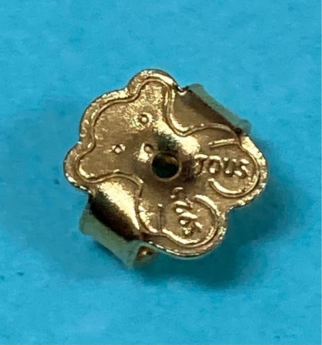TOUS Orecchini Argento Motivo Fiore Oro Eleganti Gioielli Accessori Carini E686 - Foto 6 di 7