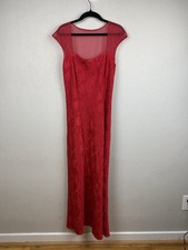 Vintage Victoria  s Secret Red Gold Label Sleep Dress/Lingerie