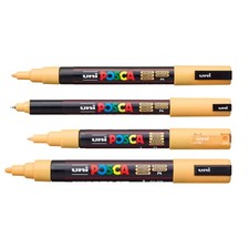 Uni Posca Paint Marker Pen Permanent Waterproof Fabric Glass Metal Multi-Surface