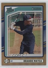 2024 Panini Donruss Rated Prospects Gold 9/10 Brandon Mayea Brando #200 1f60