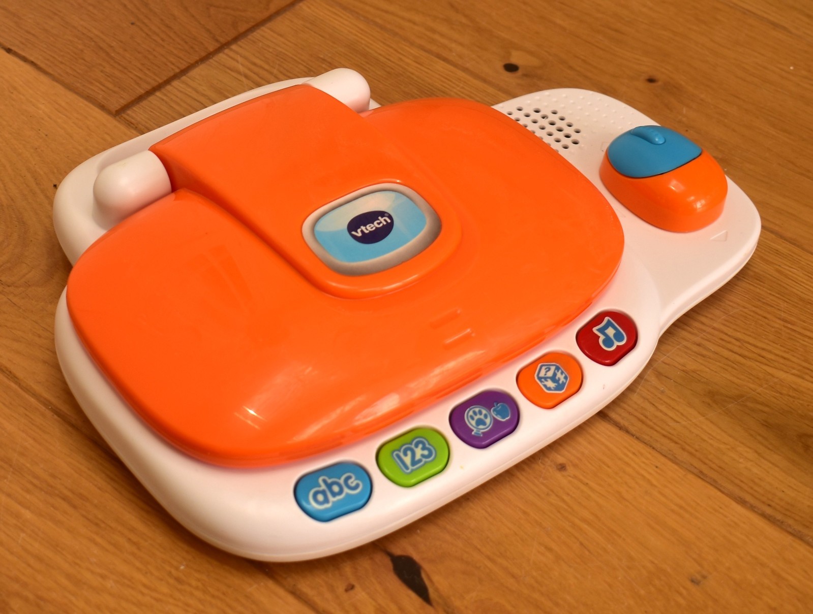 VTech 155403 Pre-school My Laptop - White/orange, VGC