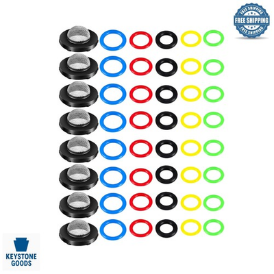 #ad #ad 48 Piece Power Pressure Washer Seal amp; Filter Kit Stainless Steel amp; Rubber $16.67
