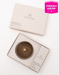 SOHO HOME Bergamot & Mandarin Zest Set of 30 Incense Sticks & Metal Holder Logo