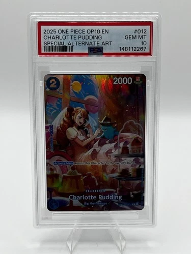 PSA 10 Gem Mint Charlotte Pudding SP OP10-Royal Blood ST12-012 EN One Piece