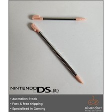 2x Nintendo DS Lite Stylus Pink Retractable Metal 🕹 (USG-004) - Aust seller