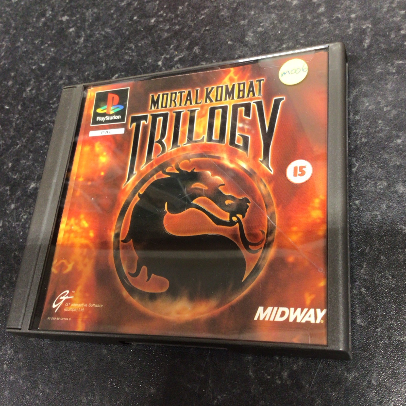 Mortal Kombat Trilogy sony playstation PS1 pal