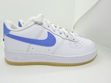 Nike Air Force 1 Low GS White/Blue Unisex Kids Athletic Sneaker 5.5 FV5948-115
